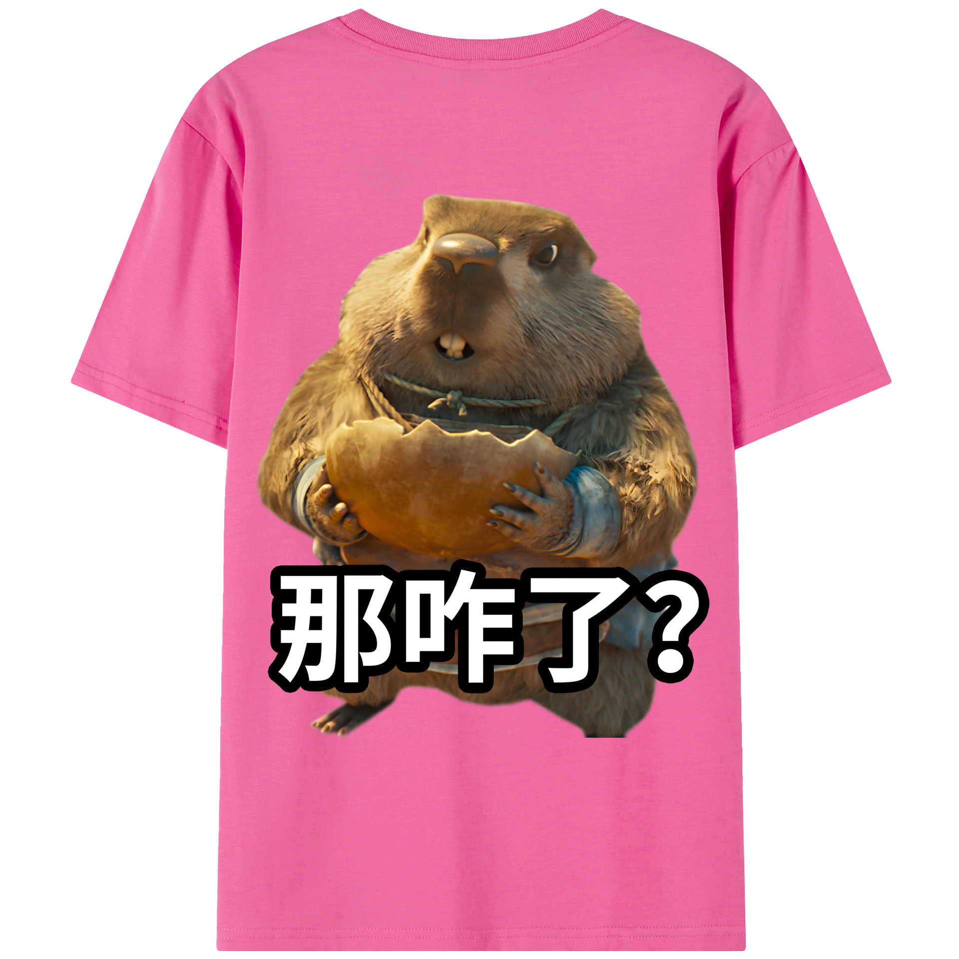 （画像用） Ne Zha 2 ナタ 魔童の大暴れ レディース半袖Tシャツ(バックプリント)
